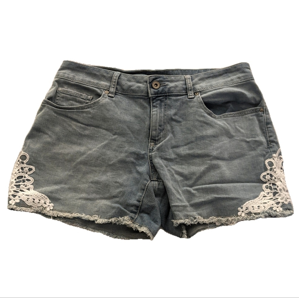 Faded Glory jean lace summer shorts